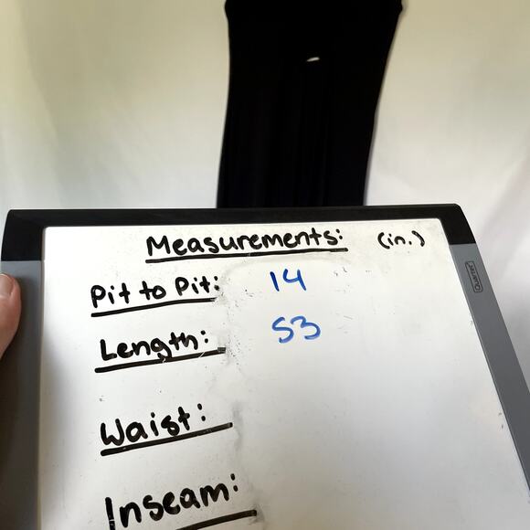 Cotton-On black maxi dress open back high neckline women's size S pencil skirt - Picture 7 of 7